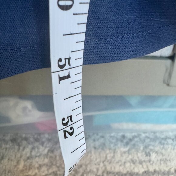 Vintage Navy Blue Chiffon Maxi Dress - Picture 14 of 14